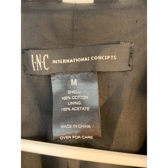 Inc International Concepts Womens Double Breast Trench Coat Medium NWT RB10380 - Picture 3 of 11